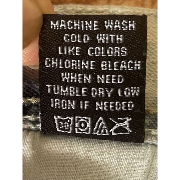 Attitude Gold Men's Shorts Brooklyn Fit Blue Slim Distressed Size 36 Great Cond. - Picture 12 of 12